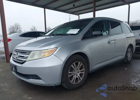 2012 Honda Odyssey Ex-L из США, поврежденный, VIN 5FNRL5H64CB030810